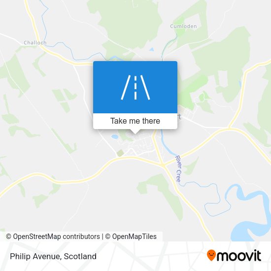 Philip Avenue map