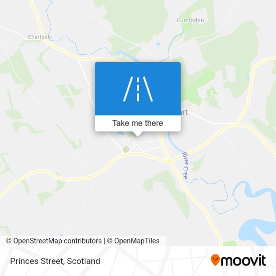 Princes Street map