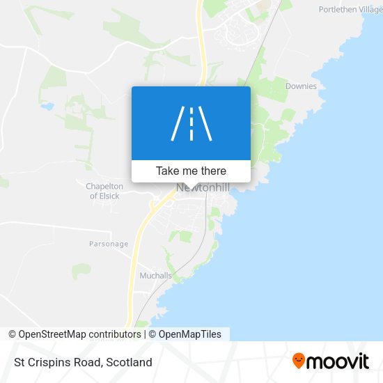 St Crispins Road map