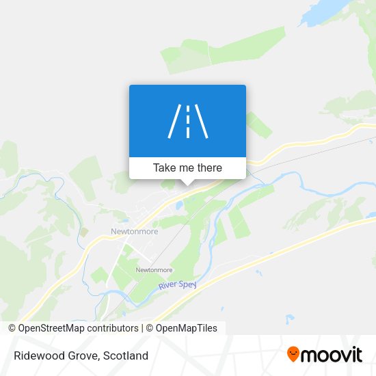 Ridewood Grove map