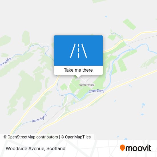 Woodside Avenue map