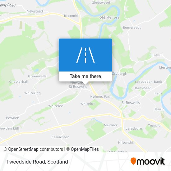 Tweedside Road map