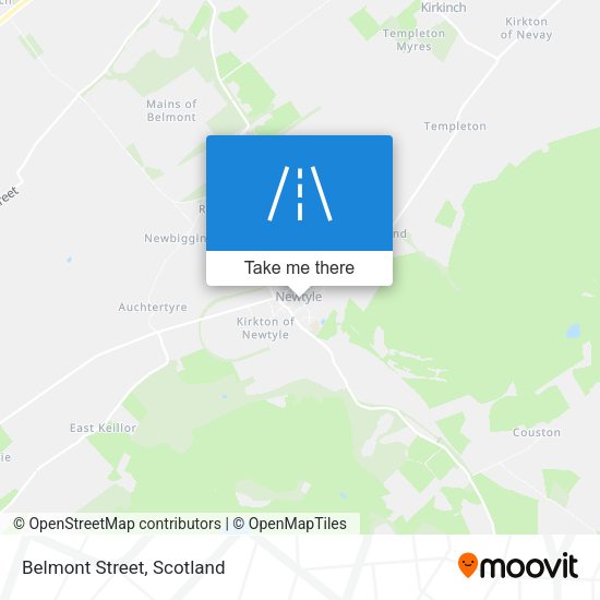 Belmont Street map
