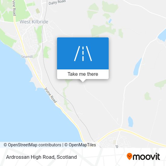 Ardrossan High Road map