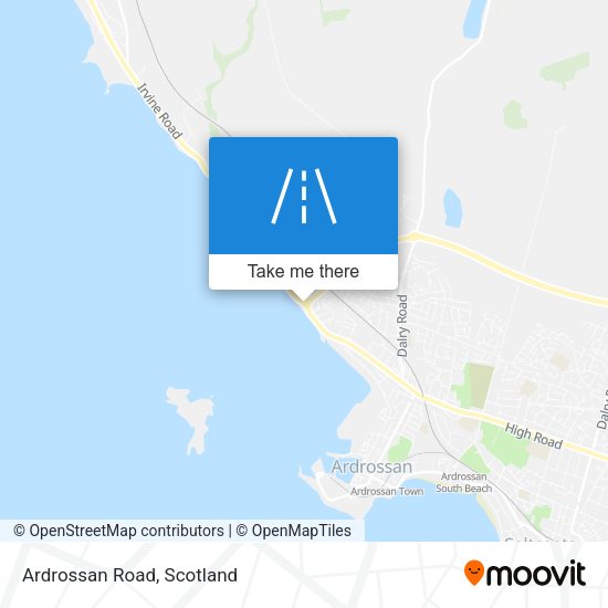 Ardrossan Road map