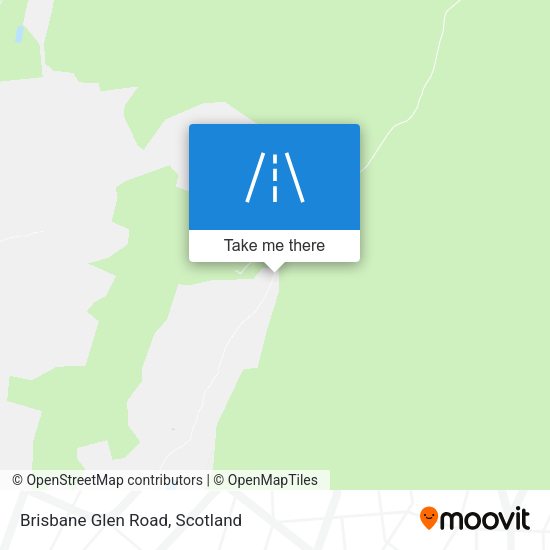 Brisbane Glen Road map