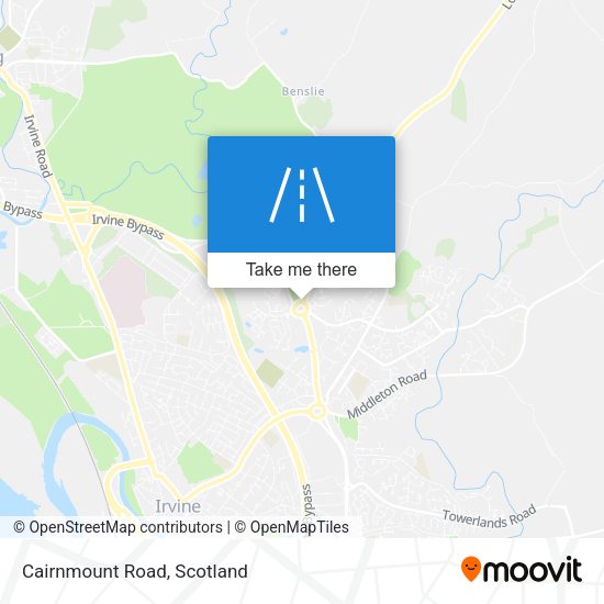 Cairnmount Road map