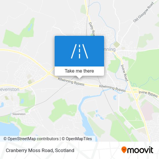 Cranberry Moss Road map