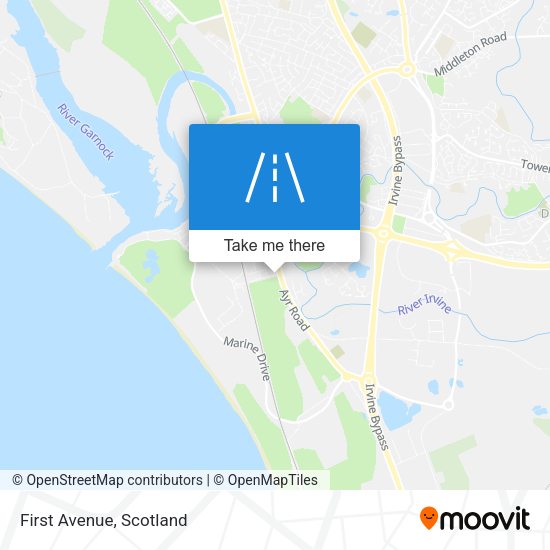 First Avenue map