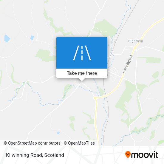 Kilwinning Road map