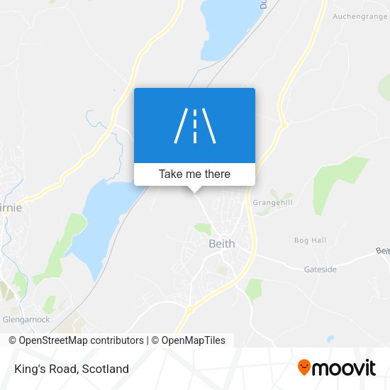 King's Road map