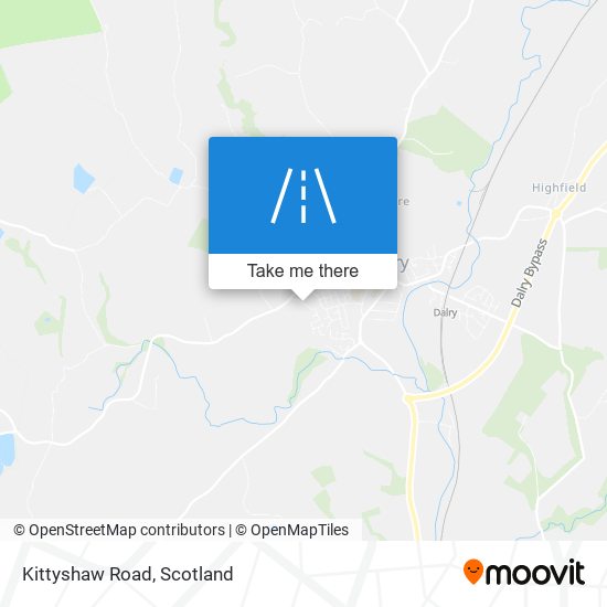 Kittyshaw Road map