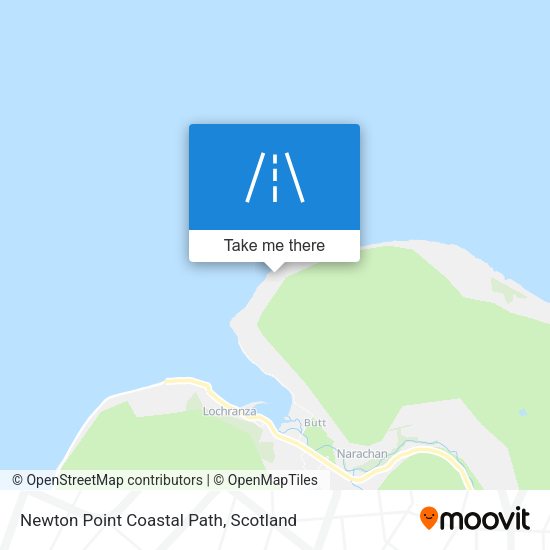 Newton Point Coastal Path map