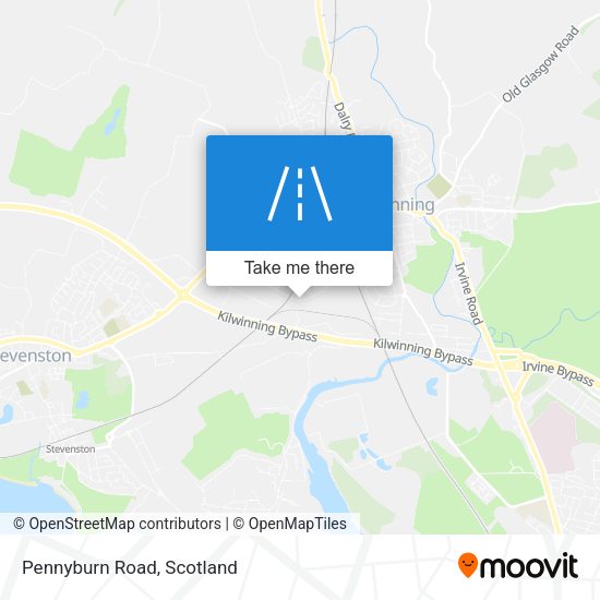 Pennyburn Road map