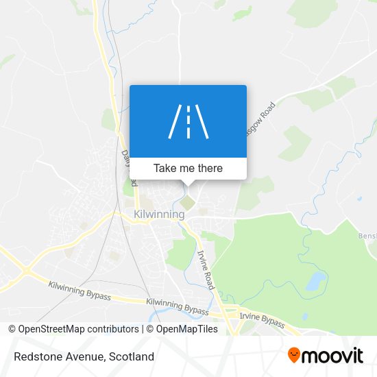 Redstone Avenue map