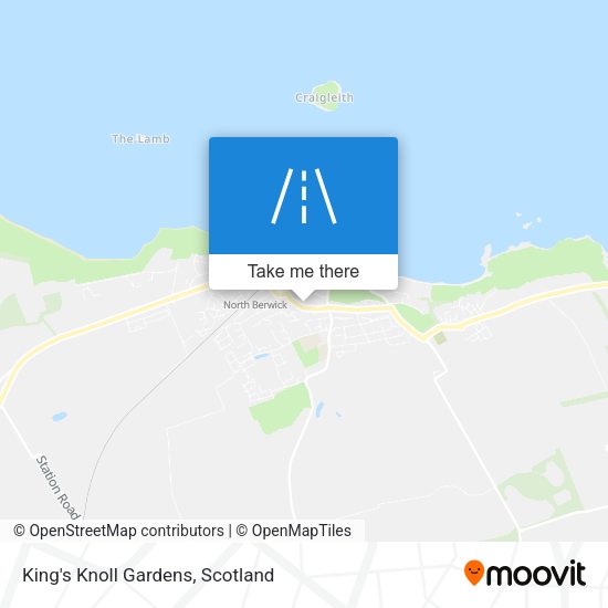 King's Knoll Gardens map
