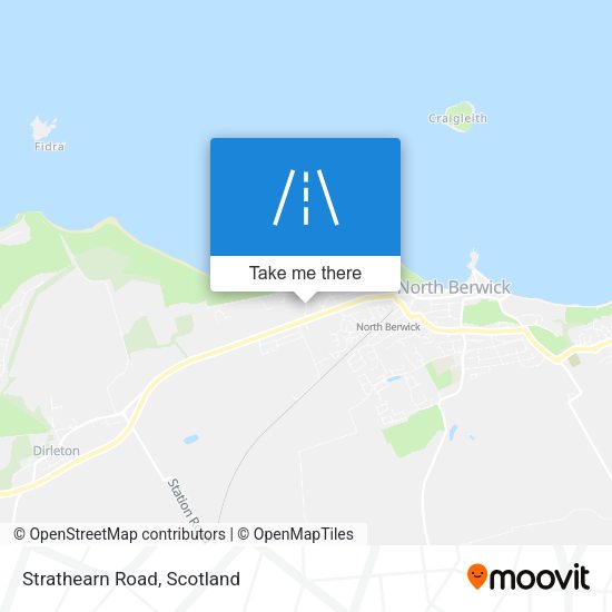 Strathearn Road map