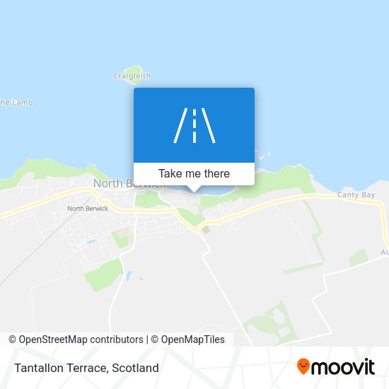 Tantallon Terrace map