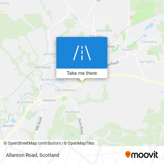 Allanton Road map