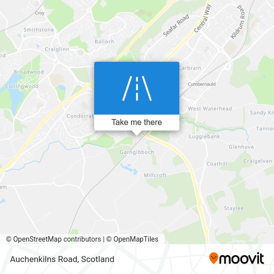 Auchenkilns Road map