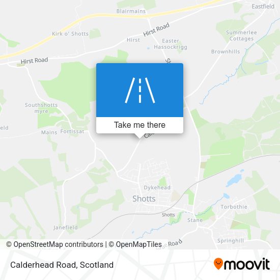 Calderhead Road map