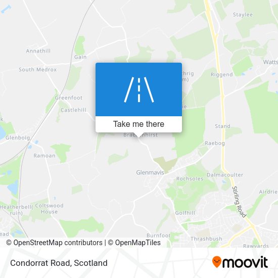 Condorrat Road map