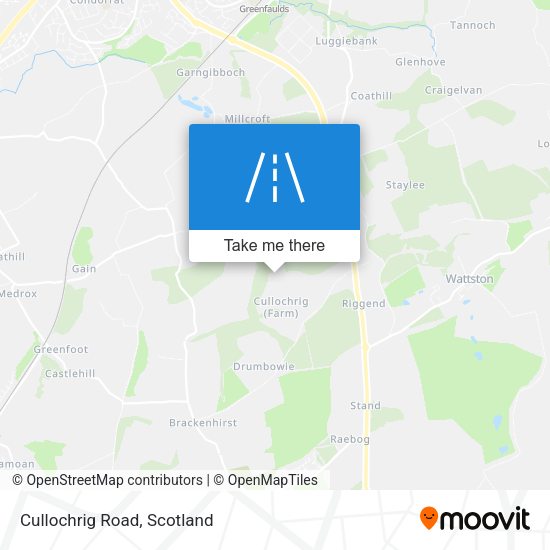 Cullochrig Road map