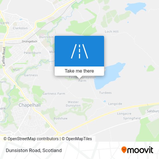 Dunsiston Road map