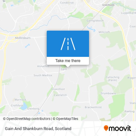 Gain And Shankburn Road map