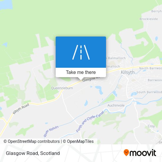 Glasgow Road map