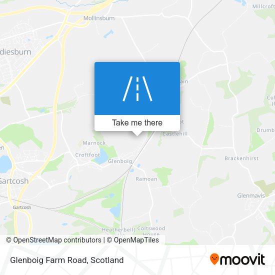 Glenboig Farm Road map