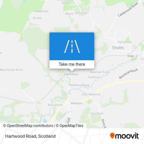 Hartwood Road map