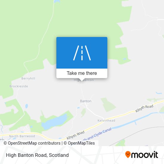 High Banton Road map