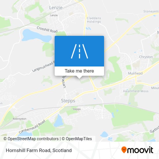 Hornshill Farm Road map