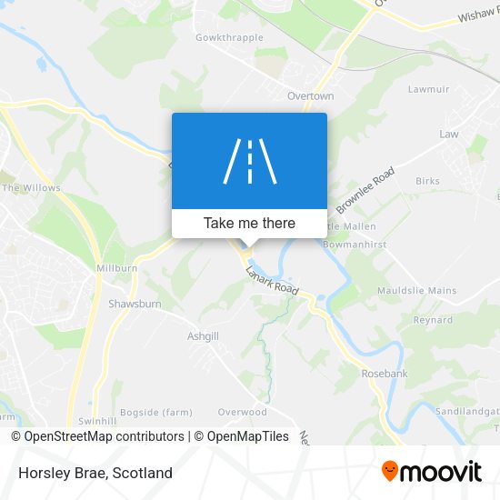 Horsley Brae map