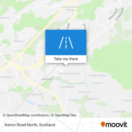Kelvin Road North map