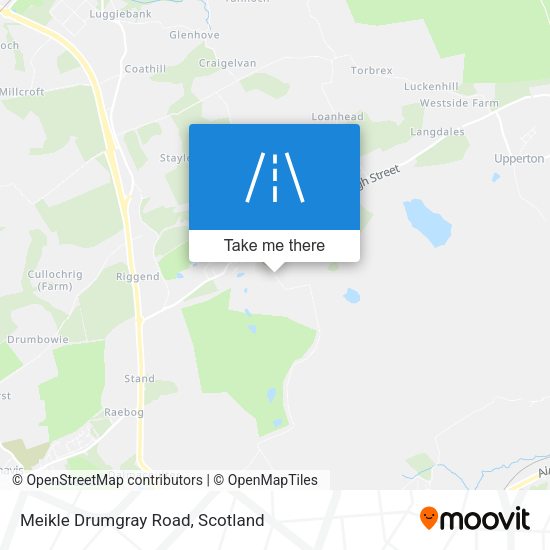 Meikle Drumgray Road map