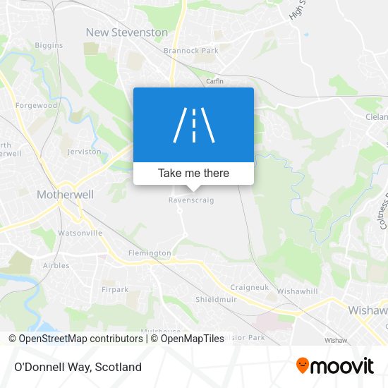 O'Donnell Way map