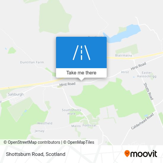 Shottsburn Road map