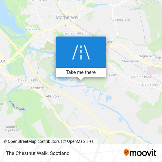 The Chestnut Walk map