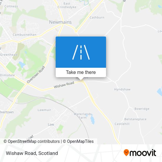 Wishaw Road map