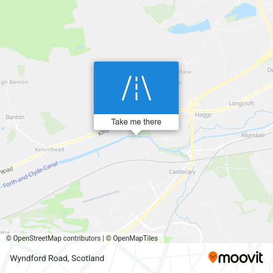 Wyndford Road map