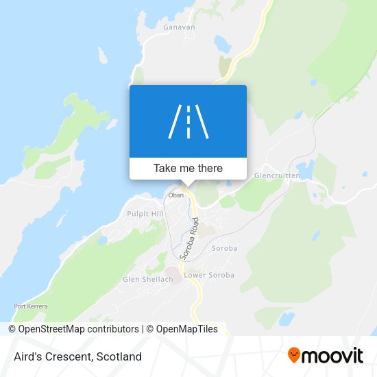 Aird's Crescent map
