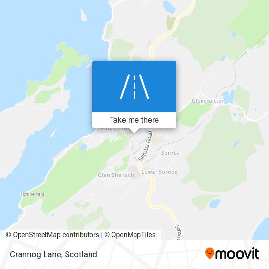 Crannog Lane map