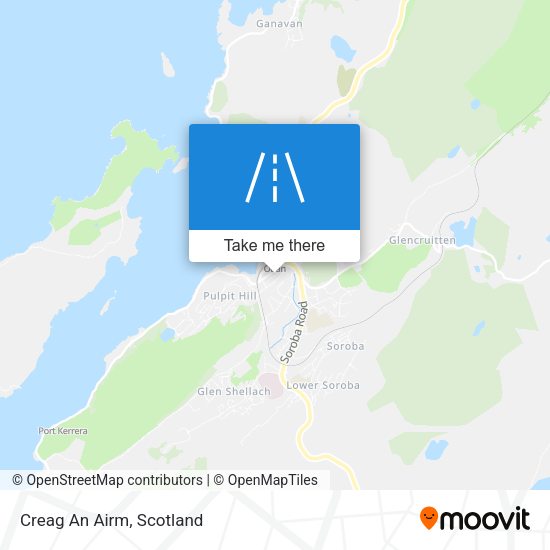 Creag An Airm map