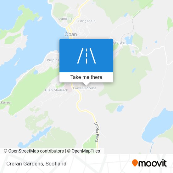 Creran Gardens map