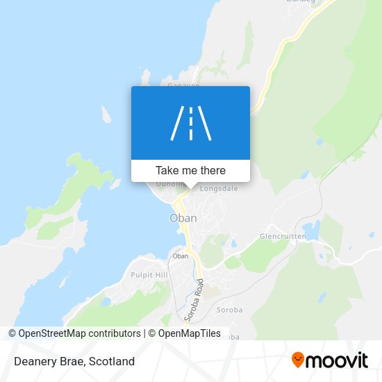 Deanery Brae map