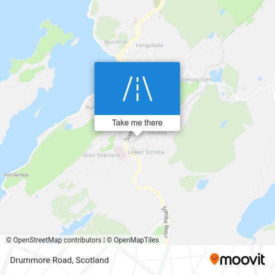 Drummore Road map