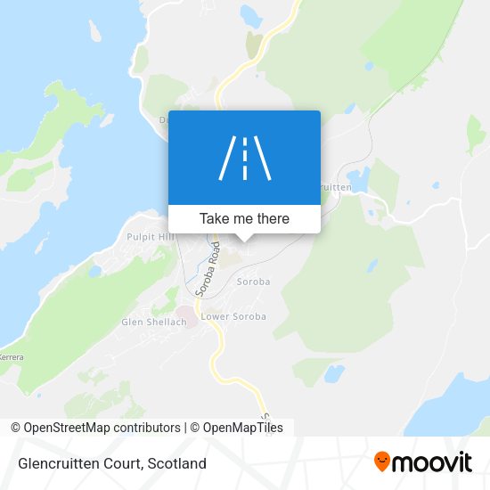 Glencruitten Court map