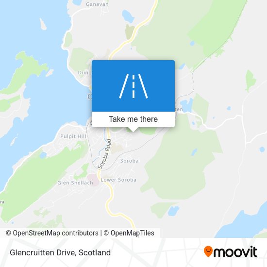 Glencruitten Drive map